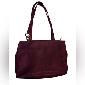 Elegant Burgundy Tote Bag